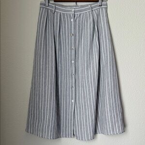 Farrow Striped Midi Skirt